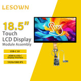 LESOWN M185-B01T 18.5 inch Touch Screen Module USB-C HDMI-compatible FHD 1920x1080 IPS LCD Panel 1200:1 Full Viewing Display for Computer