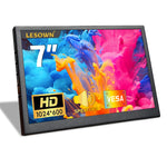 LESOWN P70C mini Wide Screen 7 inch IPS 1024x600 with Speakers Portable PC Monitor Extender
