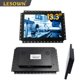 LESOWN E133-C01GBT Embedded Display 13.3 Inch 1920x1080 IPS Industrial LCD Monitor 60Hz 16:9 300cd/m2 with VGA/HDMI/Audio/USB(touch) for PC