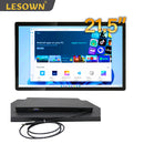 LESOWN E215-C01GBT Embedded 21.5 Inch 1080p Industrial Monitor 1920x1080 IPS Touch Monitor Panel Mount with VGA/HDMI/Audio/USB(touch) for TV