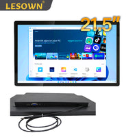 LESOWN E215-C01GBT Embedded 21.5 Inch 1080p Industrial Monitor 1920x1080 IPS Touch Monitor Panel Mount with VGA/HDMI/Audio/USB(touch) for TV