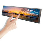 LESOWN P88D-T Touch Screen Long Display 8.8 inch 480x1920 600cd/m2  IPS Wide Extender Screen with Stand