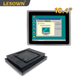 LESOWN E104-C01FET 10.4 Inch 1024x768 4:3 Industrial Embedded Display Metal Frame LCD Display with VGA+HDMI Built-in Speakers for TV CCTV