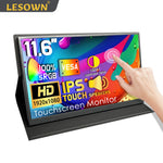 LESOWN P116GPS/P116GPT 11.6 inch Small Portable Monitor Touch FHD 1080P HDMI USB Type C Extend Portable Display