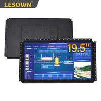 LESOWN E195-C01GBT Embedded Display 19.5'' Open Frame Monitor 1600x900 Touch Monitor with VGA/HDMI/Audio/USB(touch) for Factory Automation