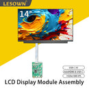 LESOWN M141-A01T  Ultrawide Long Strip Screen Display 14.1 inch mini HDMI USB-C 550x1920 IPS LCD Display Module for Aida64 Computer