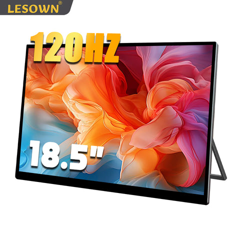 LESOWN P185KPR/P185KPTR 18.5 inch 120Hz 1080P FHD IPS Touchscreen Ultrawide Large Portable Monitor for Laptop Mac PC PS4/5 Switch Laptop Screen Extender