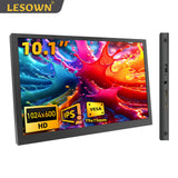LESOWN P101D-T Small USB C 10.1 inch Monitor 1024x600 Touchscreen Display Aida64 PC Temperature Monitoring