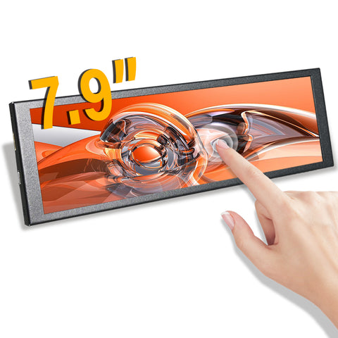 LESOWN P79-T+S 7.9 inch monitor IPS 400x1280 touchscreen portable monitor