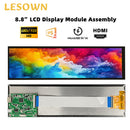 LESOWN M88-A01S/M88-A01T 8.8" Bar Monitor 480x1920 IPS Stretched LCD Expand Display for PC Case Raspberry Pi AIDA64
