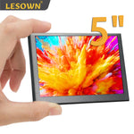 LESOWN P50C Small mini Monitor 5 inch 800x480 HDMI Portable Second Screen for Laptop PC