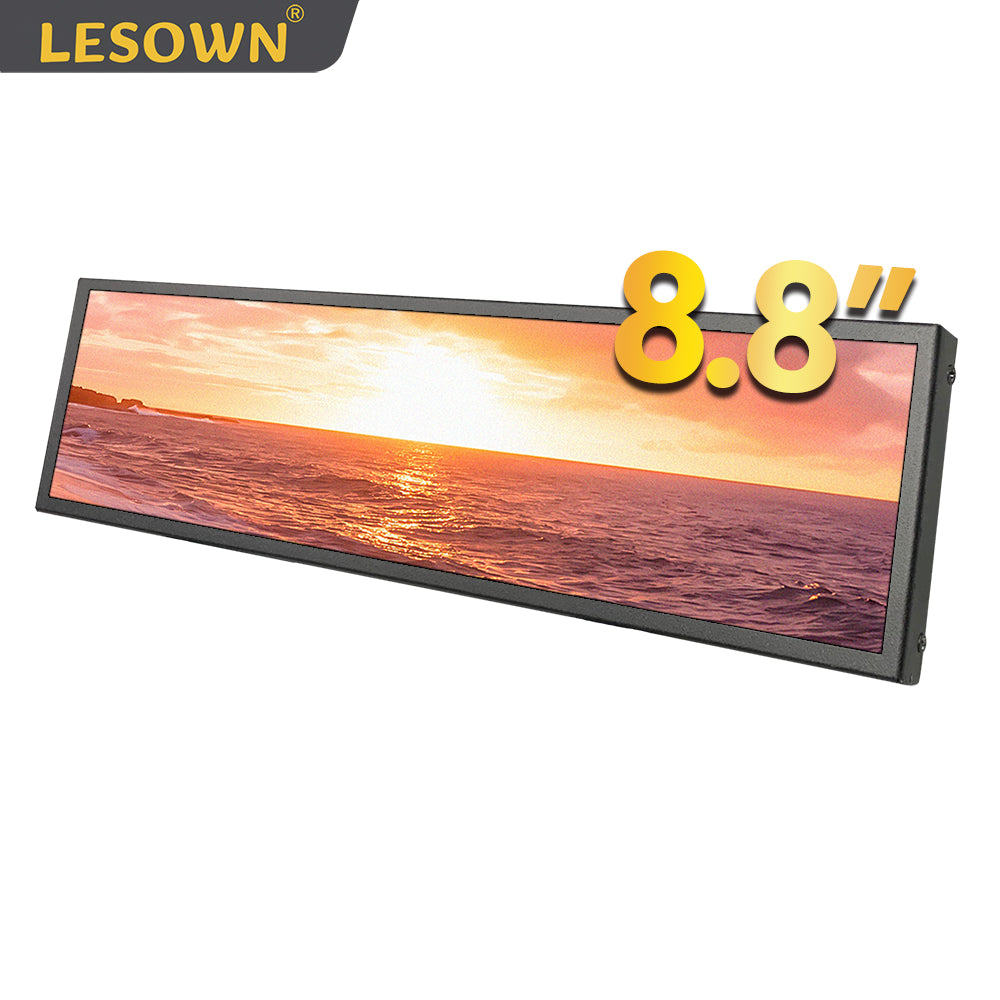 LESOWN P88D Long Strip LCD Display 480x1920 IPS 8.8 inch Thin Portable Type C Monitor