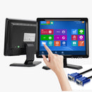LESOWN N150 Camera Monitor 1024x768 Display Touch VGA 15 inch Monitor Build in Speakers Earphone Jack