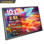 LESOWN P101GHS 10.1inch Small Wide Secondary Monitor 2560x1600 Computer IPS Portable USB External Display