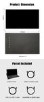 LESOWN P116GPS/P116GPT 11.6 inch Small Portable Monitor Touch FHD 1080P HDMI USB Type C Extend Portable Display