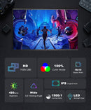 LESOWN P105KPT/P105KPS 10.5 inch 100%sRGB USB C Portable Monitor 1500:1 16:10 IPS Gaming Laptop PC Second Monitor
