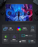 LESOWN P105KPT/P105KPS 10.5 inch 100%sRGB USB C Portable Monitor 1500:1 16:10 IPS Gaming Laptop PC Second Monitor