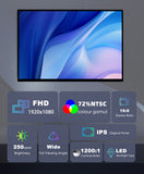LESOWN P156GPS/P156GPT 15.6 inch Portable Monitor Gaming USB Type C Monitor