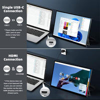 LESOWN P185KPR/P185KPTR 18.5 inch 120Hz Large Portable Gaming Monitor