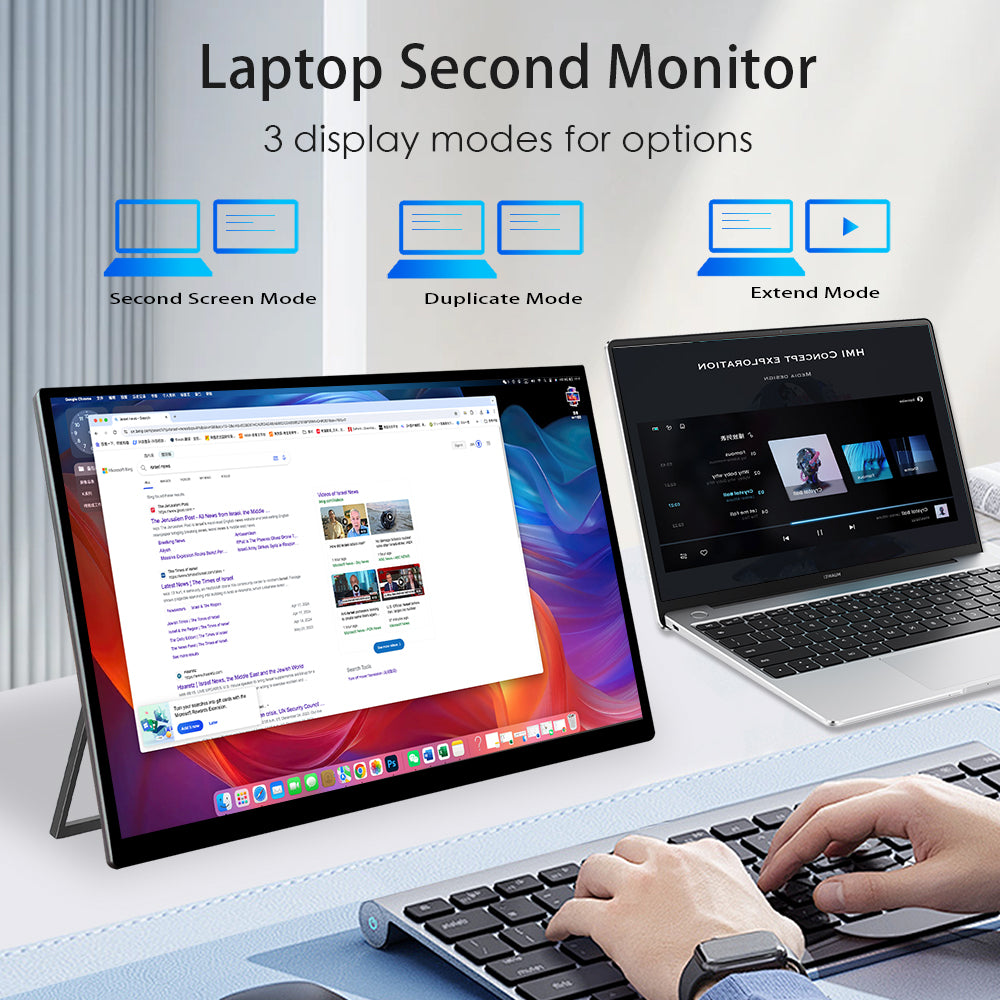LESOWN P185KPR/P185KPTR 18.5 inch 120Hz Large Portable Gaming Monitor