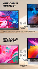 LESOWN P101GHT 10 inch Monitor 2.5K USB Type C & HDMI Touchscreen 10.1 inch Portable Monitor 2560x1600 Small Display