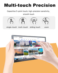 LESOWN P70D-T USB C 7 inch Monitor LCD Touch Display IPS 1024x600 Small Portable Monitor