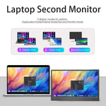 LESOWN P133KPS/P133KPT Wide Small Touchscreen Monitor 13.3 Inch  Display External Second Screen for PC Smart Phone