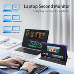 LESOWN P116GPS/P116GPT 11.6 inch Small Portable Monitor Touch FHD 1080P HDMI USB Type C Extend Portable Display