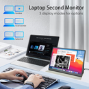 LESOWN P105KPT/P105KPS 10.5 inch 100%sRGB USB C Portable Monitor 1500:1 16:10 IPS Gaming Laptop PC Second Monitor