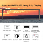 LESOWN P88D-T Touch Screen Long Display 8.8 inch 480x1920 600cd/m2  IPS Wide Extender Screen with Stand