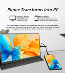 LESOWN P116GPS/P116GPT 11.6 inch Small Portable Monitor Touch FHD 1080P HDMI USB Type C Extend Portable Display