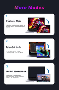 LESOWN P101GHT 10 inch Monitor 2.5K USB Type C & HDMI Touchscreen 10.1 inch Portable Monitor 2560x1600 Small Display