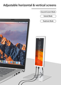 LESOWN P79W-T 7.9 inch Strip Display Small Widescreen 400x1280 IPS CPU GPU Temperature Monitoring Display