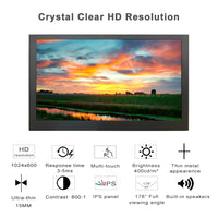 LESOWN P70D 7 inch USB C Monitor 1024x600 Small Portable Monitor Widescreen LCD Extension Display