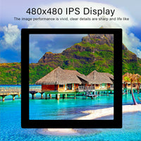 LESOWN M40-A01T 4inch LCD Screen 40pin 480x480 IPS Display USB-C 5V HDMI Port  Full Viewing 3SPI+18RGB Interface Module with Driver Board