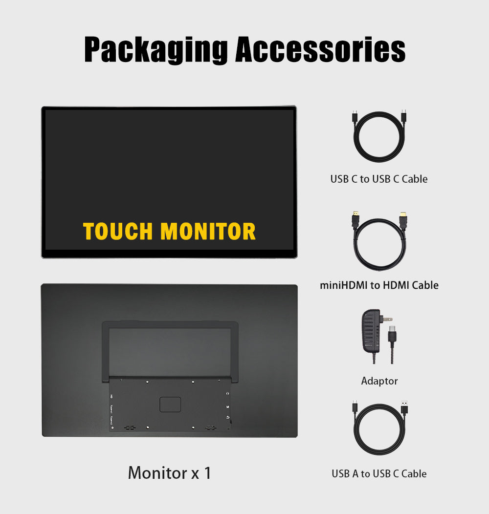 LESOWN P185KPR/P185KPTR 18.5 inch 120Hz Large Portable Gaming Monitor