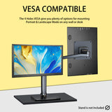 LESOWN P101D-T Small USB C 10.1 inch Monitor 1024x600 Touchscreen Display Aida64 PC Temperature Monitoring