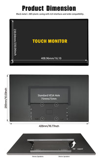 LESOWN P185KPR/P185KPTR 18.5 inch 120Hz Large Portable Gaming Monitor
