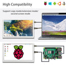 LESOWN P70CW White Small HDMI LCD Portable Monitor 7.0inch IPS Display Dual Speakers Audio Jack