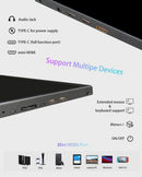 LESOWN P89GPT 8.9 inch Portable USB C Monitor IPS 1920x1200 Touch Small Sub HDMI Display