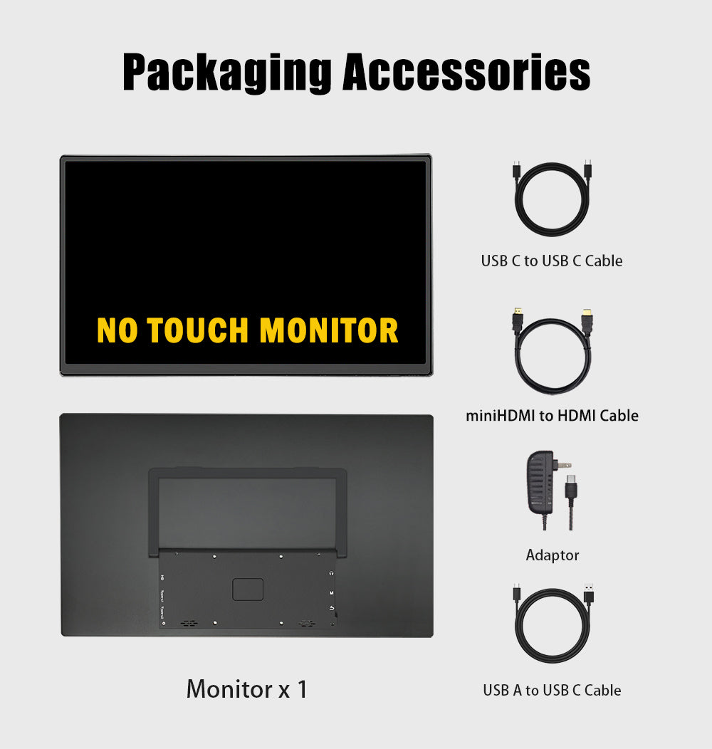 LESOWN P185KPR/P185KPTR 18.5 inch 120Hz Large Portable Gaming Monitor