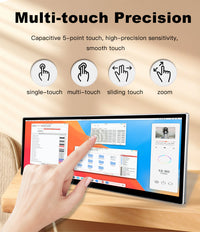 LESOWN P145FHT 14.5 inch Stretched Bar Monitor USB C HDMI 2560x720 IPS Speakers CNC Shell Bar Monitor