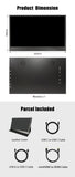 LESOWN P125GPS/P125GPT 12.5 inch LCD Portable Monitor USB C HDMI Capacitive Touchs IPS Display for Gaming Computer