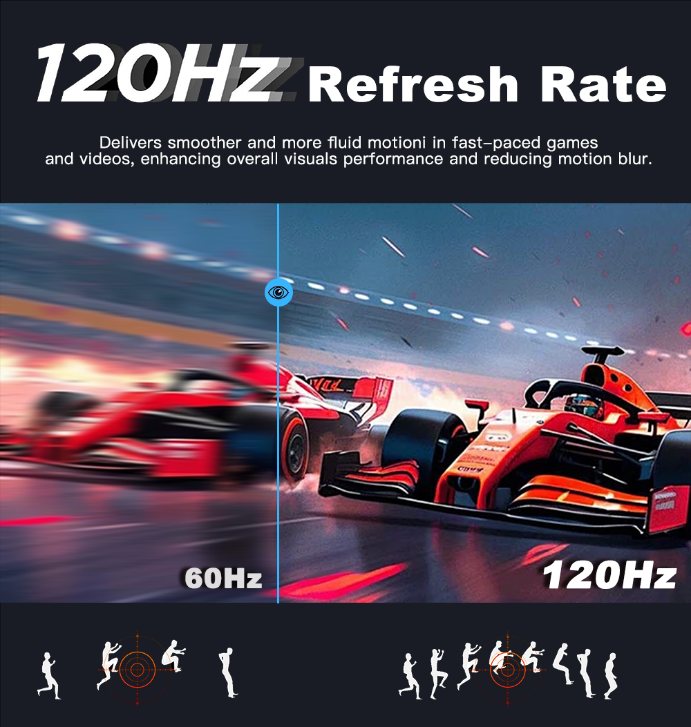 LESOWN P185KPR/P185KPTR 18.5 inch 120Hz Large Portable Gaming Monitor