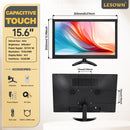 LESOWN N156 Portable Monitor Touchscreen 15.6 inch 1920x1080 Wide Screen HDMI VGA Additional Display