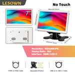LESOWN 7 inch 1024×600 IPS 5-Point Touchscreen Display with Stand – HDMI/microUSB, Plug & Play N70-A01GWS