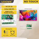 LESOWN M185-A01S Wide Screen 18.5 inch 1080P FHD 1200:1 Full Viewing HDMI VGA Interface Display Module for Intelligent Central Control