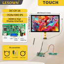 LESOWN M320-A01T 32 inch LCD Panel 1920x1080 IPS Full High Definition Touch Screen LVDS HMDI VGA DC12V 3A Display Module with Driver Board