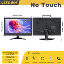 LESOWN N101 10.1 inch Car Monitor HDMI VGA LCD Screen Small Size Display for TV Computer PC Home Security Backup Camera
