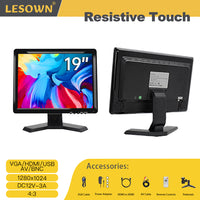 LESOWN N190 19 inch Wide Touch Screen Monitor 1280x1024 Capacitive  16:10 VGA HDMI Secondary Display